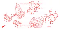 REPOSE PIED pour Honda TRX 450 R SPORTRAX Electric Start WHITE de 2013