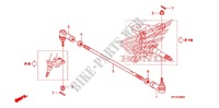 BARRE DE DIRECTION pour Honda TRX 450 R SPORTRAX Electric Start RED de 2013