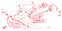 PHARE pour Honda TRX 450 R SPORTRAX Electric Start RED de 2013
