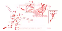 GUIDON pour Honda SPORTRAX TRX 450 R RED de 2014