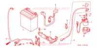 BATTERIE pour Honda FOURTRAX 450 FOREMAN 4X4 Electric Shift de 2004