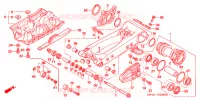 BRAS OSCILLANT pour Honda TRX 450 R Kick Start de 2004