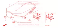 SELLE pour Honda TRX 450 R Kick Start de 2004