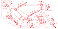 SILENCIEUX D'ECHAPPEMENT pour Honda TRX 450 R Kick Start de 2004