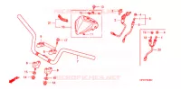 GUIDON pour Honda TRX 450 R Kick start de 2007
