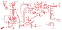LEVIER DE GUIDON   CABLE   COMMODO ('06 '08) pour Honda TRX 450 R Kick start de 2007