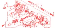 COUPLE CONIQUE pour Honda FOURTRAX 500 FOREMAN RUBICON Hydrostatic de 2004