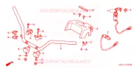 GUIDON pour Honda FOURTRAX 500 FOREMAN RUBICON Hydrostatic de 2004