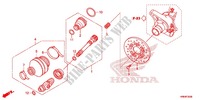 CARDAN pour Honda FOURTRAX 500 FOREMAN RUBICON DCT de 2015