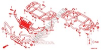 SUPPORT pour Honda FOURTRAX 500 FOREMAN RUBICON DCT de 2015