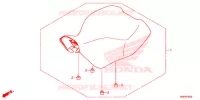 SELLE pour Honda FOURTRAX 500 FOREMAN RUBICON DCT EPS CAMO de 2015
