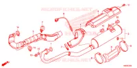 SILENCIEUX D'ECHAPPEMENT pour Honda FOURTRAX 500 FOREMAN RUBICON DCT EPS CAMO de 2015