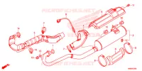 SILENCIEUX D'ECHAPPEMENT pour Honda FOURTRAX 500 RUBICON DCT EPS de 2015