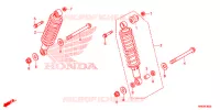 AMORTISSEUR ARRIERE pour Honda FOURTRAX 500 RUBICON DCT EPS de 2015