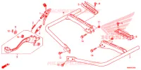 PEDALE   REPOSE PIED pour Honda FOURTRAX 500 RUBICON DCT EPS de 2015