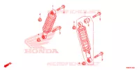 AMORTISSEUR AVANT pour Honda FOURTRAX 500 FOREMAN RUBICON DCT EPS CAMO de 2016