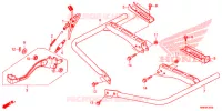 PEDALE   REPOSE PIED pour Honda FOURTRAX 500 FOREMAN RUBICON DCT EPS CAMO de 2016