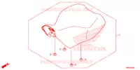 SELLE pour Honda FOURTRAX 500 FOREMAN RUBICON DCT EPS de 2016