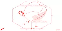 SELLE pour Honda FOURTRAX 500 RUBICON DCT EPS de 2016