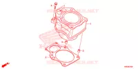CYLINDRE pour Honda FOURTRAX 500 RUBICON DCT EPS DELUXE de 2015