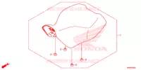 SELLE pour Honda FOURTRAX 500 FOREMAN RUBICON 4x4 DCT EPS DELUXE de 2016