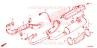 SILENCIEUX D'ECHAPPEMENT pour Honda FOURTRAX 500 FOREMAN RUBICON 4x4 DCT EPS DELUXE de 2016