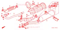 SILENCIEUX D'ECHAPPEMENT pour Honda FOURTRAX 500 FOREMAN RUBICON Hydrostatic CAMO de 2008