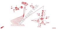 ARBRE DE DIRECTION (TRX500FA) pour Honda FOURTRAX 500 FOREMAN RUBICON Hydrostatic CAMO de 2012