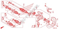 ARBRE DE ROUE  pour Honda FOURTRAX 500 FOREMAN RUBICON Hydrostatic CAMO de 2012