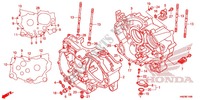 CARTER MOTEUR pour Honda FOURTRAX 500 FOREMAN RUBICON Hydrostatic CAMO de 2012