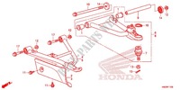 TRIANGLES AVANT pour Honda FOURTRAX 500 FOREMAN RUBICON Hydrostatic CAMO de 2012