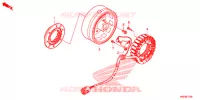 ALTERNATEUR pour Honda FOURTRAX 500 FOREMAN RUBICON Hydrostatic CAMO de 2013