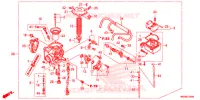 CARBURATEUR pour Honda FOURTRAX 500 FOREMAN RUBICON Hydrostatic CAMO de 2013