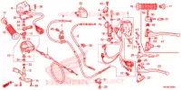 COMMODO   LEVIER   CABLE pour Honda FOURTRAX 500 FOREMAN 4X4 Electric Shift, Power Steering de 2014