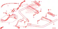 PEDALE   REPOSE PIED pour Honda FOURTRAX 500 FOREMAN 4X4 Electric Shift, Power Steering de 2014