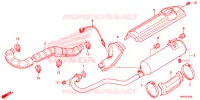 SILENCIEUX D'ECHAPPEMENT pour Honda FOURTRAX 500 FOREMAN 4X4 Electric Shift, Power Steering de 2014