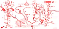 COMMODO   LEVIER   CABLE pour Honda FOURTRAX 500 FOREMAN 4X4 Electric Shift, Power Steering Camo de 2015
