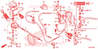 COMMODO   LEVIER   CABLE pour Honda FOURTRAX 500 FOREMAN ES PS de 2015