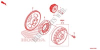 ROUE LIBRE DE DEMARREUR pour Honda FOURTRAX 500 FOREMAN 4X4 Electric Shift, Power Steering Camo de 2016