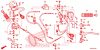 COMMODO   LEVIER   CABLE pour Honda FOURTRAX 500 FOREMAN ES PS de 2016