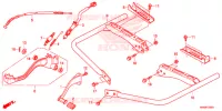 PEDALE   REPOSE PIED pour Honda FOURTRAX 500 FOREMAN ES PS de 2016
