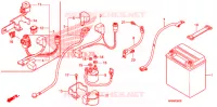 BATTERIE pour Honda FOURTRAX 500 FOREMAN 4X4 Electric Shift CAMO de 2009