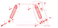 AMORTISSEUR AVANT pour Honda FOURTRAX 500 FOREMAN RUBICON GPS de 2005