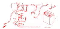 BATTERIE pour Honda FOURTRAX 500 FOREMAN RUBICON GPS de 2007