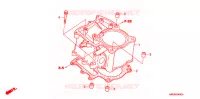 CYLINDRE pour Honda FOURTRAX 500 FOREMAN RUBICON GPS CAMO de 2008