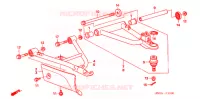 TRIANGLES AVANT pour Honda FOURTRAX 500 FOREMAN RUBICON GPS CAMO de 2008