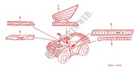 AUTOCOLLANTS pour Honda FOURTRAX 500 FOREMAN RUBICON GPS de 2008