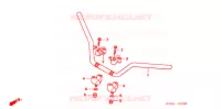 GUIDON pour Honda FOURTRAX 500 RUBICON GPS de 2008