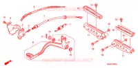 PEDALE   REPOSE PIED pour Honda FOURTRAX 500 RUBICON GPS de 2008