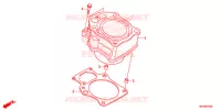 CYLINDRE pour Honda FOURTRAX 500 FOREMAN 4X4 de 2014